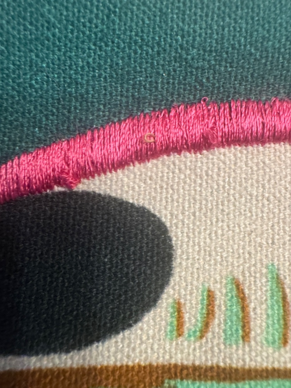 EUC! Inoui Editions Embroidered Toucan Pouch - Picture 3 of 9